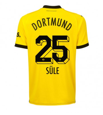 Lacne Muži Futbalové dres Borussia Dortmund Niklas Sule #25 2023-24 Krátky Rukáv - Domáci